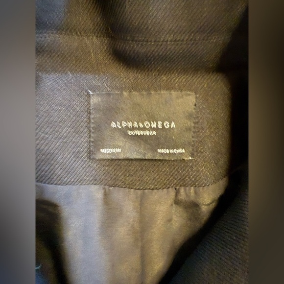 Alpha and omega Black medium Coat Size m - Picture 4 of 7